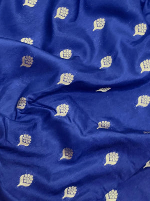 A beautifully draped Semi Banarasi Georgette Saree featuring intricate patterns and delicate weaving. The saree’s lightweight and breathable fabric ensures comfort, making it an ideal choice for daily wear. Perfectly blending traditional design with modern elegance, this saree is suitable for casual and formal occasions.