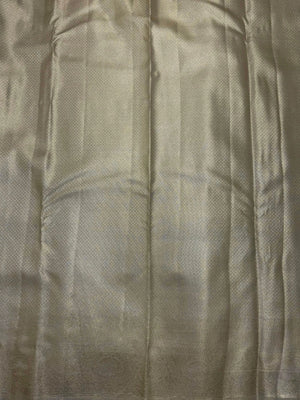 Semi Kanjivaram silk saree with zari border and traditional motifs – ideal for weddings and festive wear