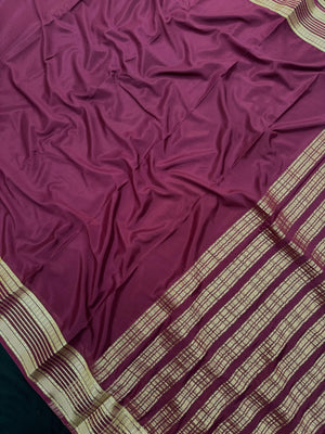 Semi Mysore Silk Saree with South Indian elegance and everyday luxury. Lightweight, smooth, and perfect for casual, office, and festive wear.