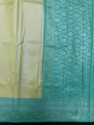 "Luxury Semi Silk Kanjivaram Saree with Intricate Weave and Zari Work, Perfect for Weddings, Festivals, and Parties, Showcasing Timeless Elegance."