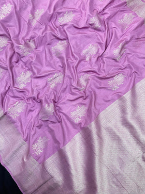 Woman draped in a Semi Silk Saree with soft shine and flowy texture – ideal for daily wear and small festive events.