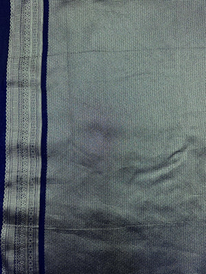 Woman draped in a Semi Silk Saree with soft shine and flowy texture – ideal for daily wear and small festive events.