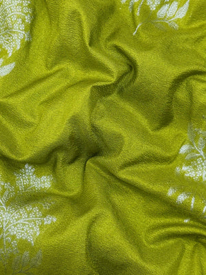 Woman draped in a Semi Silk Saree with soft shine and flowy texture – ideal for daily wear and small festive events.