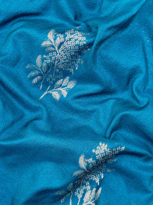 Woman draped in a Semi Silk Saree with soft shine and flowy texture – ideal for daily wear and small festive events.