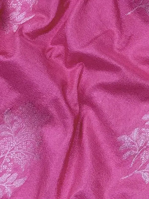 Woman draped in a Semi Silk Saree with soft shine and flowy texture – ideal for daily wear and small festive events.