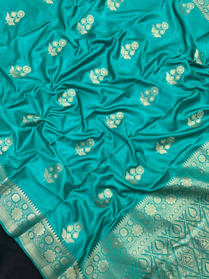 Elegant semi silk saree with soft texture and subtle shine – perfect for daily and festive wear