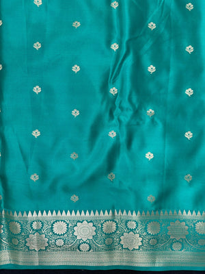 Elegant semi silk saree with soft texture and subtle shine – perfect for daily and festive wear
