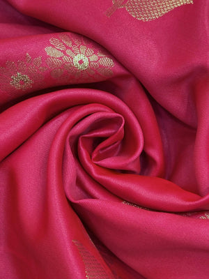 Elegant semi silk saree with soft texture and subtle shine – perfect for daily and festive wear