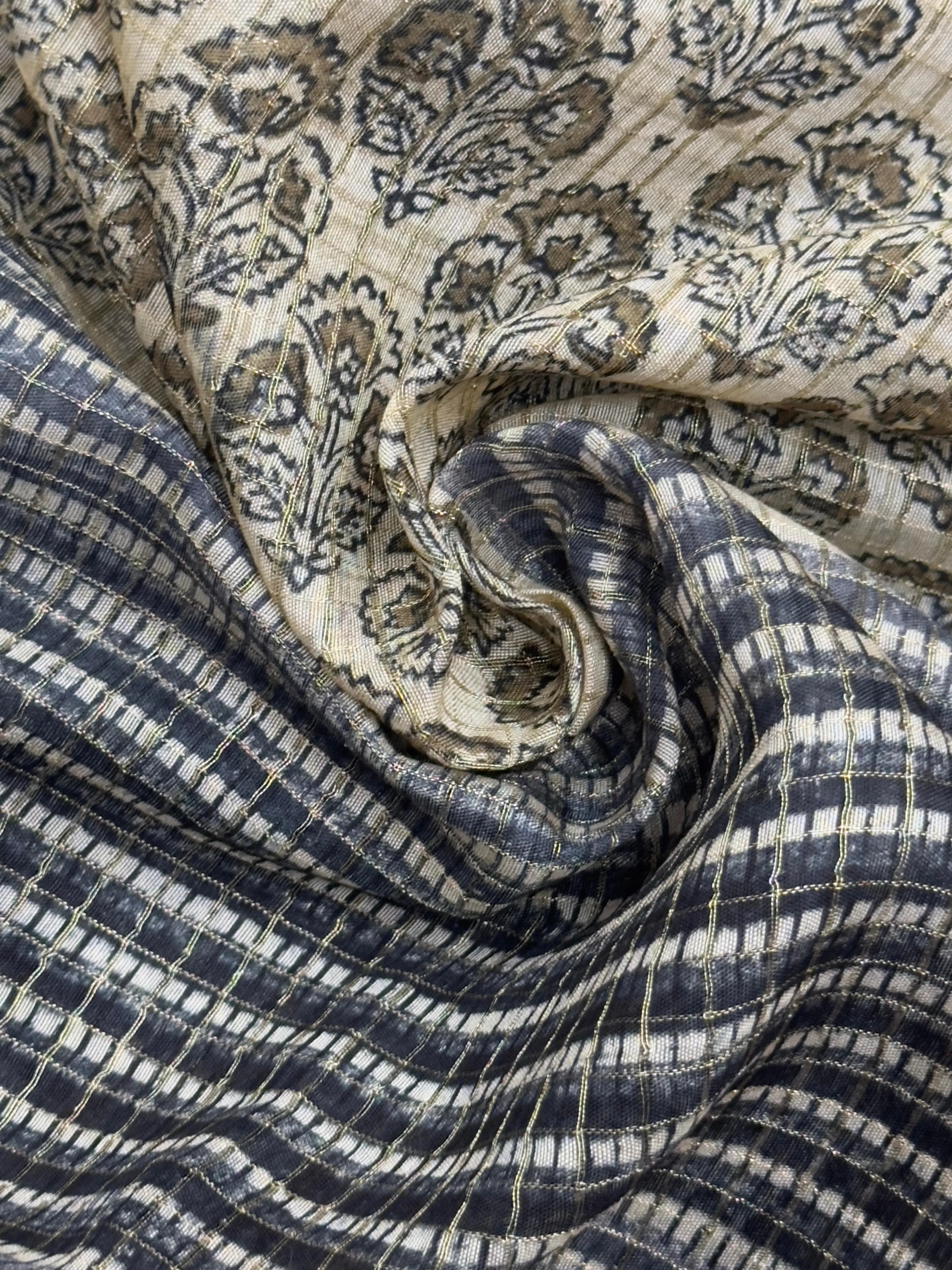 "Semi Silk Saree featuring intricate designs, ideal for daily wear and ethnic elegance. Comfortable, lightweight fabric perfect for casual and festive occasions."