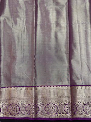 Woman wearing a Semi Silk Saree with lightweight fabric and subtle shine, ideal for weddings, festivals, and special events.