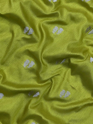 Woman wearing a Semi Silk Saree with lightweight drape and subtle shine, perfect for office, family gatherings, and festive occasions.