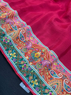 Woman wearing a Semi Silk Saree with lightweight fabric and classic appeal, ideal for weddings, festive occasions, and office wear.