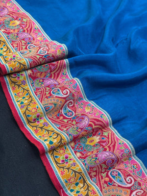 Woman wearing a Semi Silk Saree with lightweight fabric and classic appeal, ideal for weddings, festive occasions, and office wear.