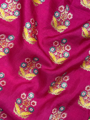 Woman draped in a Semi Silk Saree with soft, lightweight fabric and subtle sheen, ideal for weddings, festivals, and office wear.