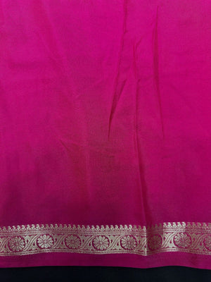 Woman draped in a Semi Crepe Silk Saree with soft texture and subtle shine, perfect for elegant office wear and festive occasions.