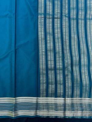 Semi Mysore Silk Saree with South Indian elegance and everyday luxury. Lightweight, smooth, and perfect for casual, office, and festive wear.