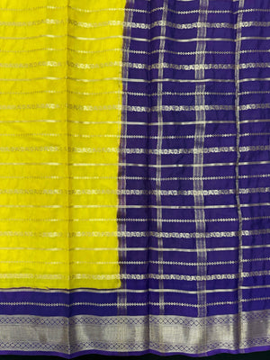 "Elegant Semi Crepe Silk saree with a smooth, lustrous finish, perfect for daily wear, offering a blend of style and comfort."