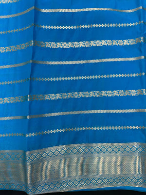 "Elegant Semi Crepe Silk saree with a smooth, lustrous finish, perfect for daily wear, offering a blend of style and comfort."