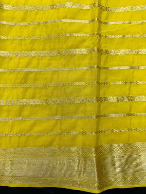 "Elegant Semi Crepe Silk saree with a smooth, lustrous finish, perfect for daily wear, offering a blend of style and comfort."