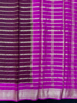 "Elegant Semi Crepe Silk saree with a smooth, lustrous finish, perfect for daily wear, offering a blend of style and comfort."