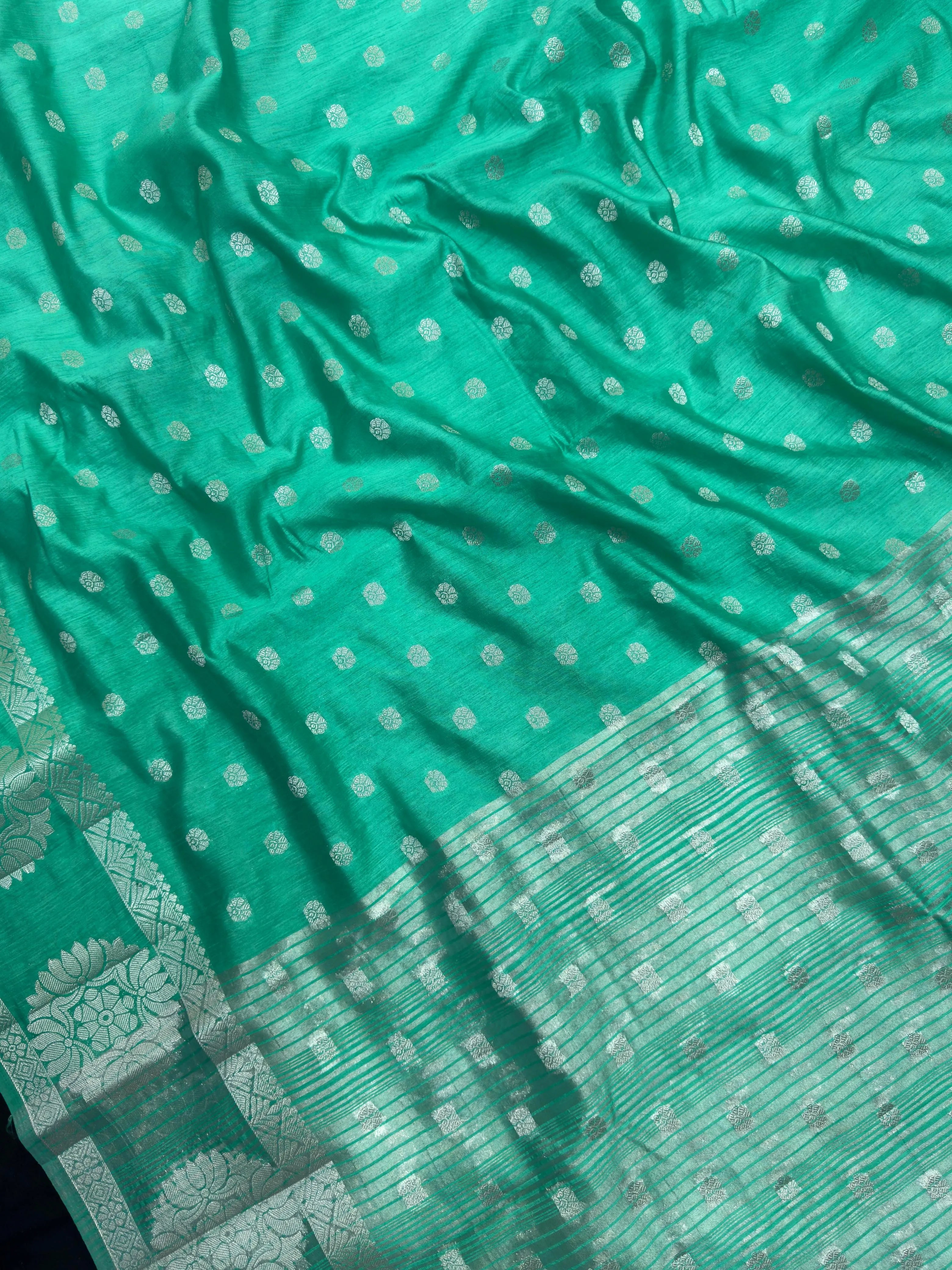 Casual Yet Chic Semi Silk Saree – Perfect for Regular Wear