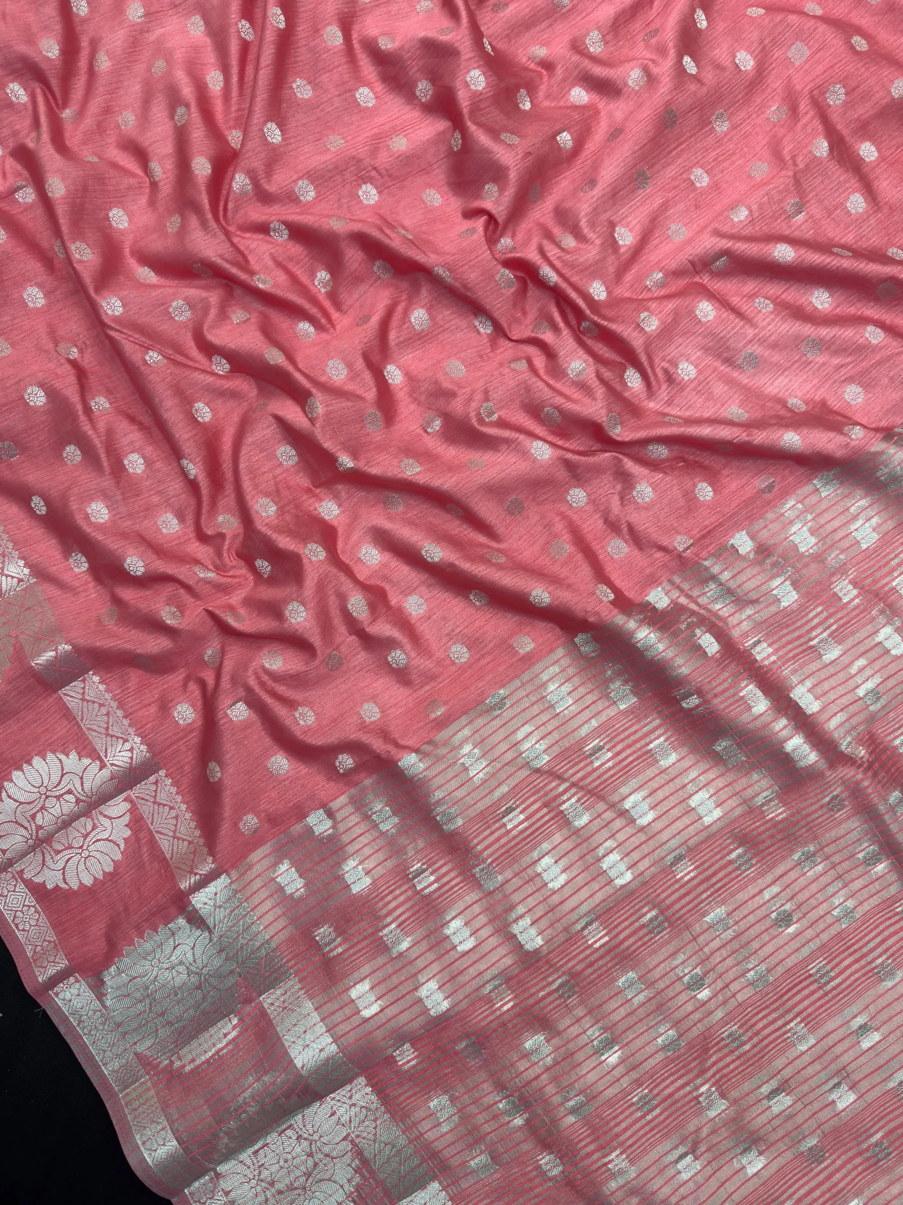 Casual Yet Chic Semi Silk Saree – Perfect for Regular Wear