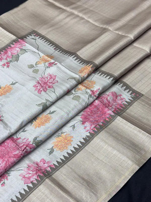 Lightweight Tussar Silk Crepe