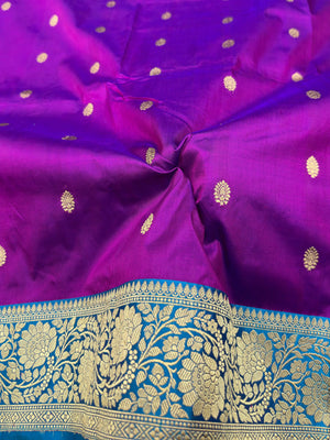 Pure Dupion Silk Saree with Classic Elegance-Silken Aura