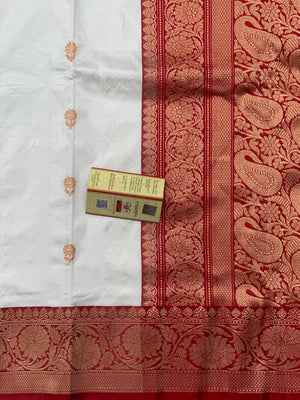 Pure Dupion Silk Saree with Classic Elegance-Silken Aura