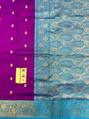 Pure Dupion Silk Saree with Classic Elegance-Silken Aura