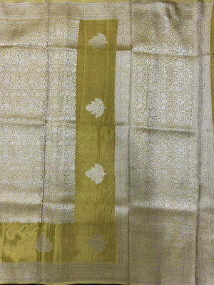 Designer Mashru Silk Saree with Rich Shine & Soft Texture (Silky Banarasi)