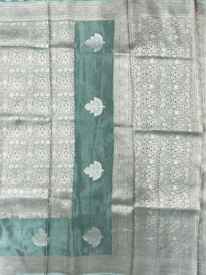 Designer Mashru Silk Saree with Rich Shine & Soft Texture (Silky Banarasi)