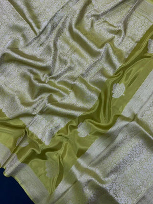 Designer Mashru Silk Saree with Rich Shine & Soft Texture (Silky Banarasi)
