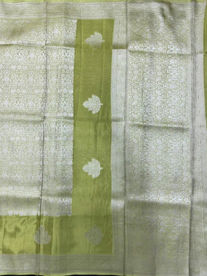 Designer Mashru Silk Saree with Rich Shine & Soft Texture (Silky Banarasi)