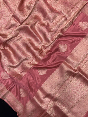 Designer Mashru Silk Saree with Rich Shine & Soft Texture (Silky Banarasi)