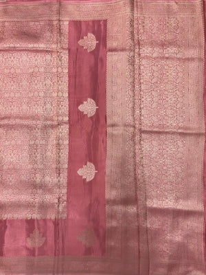 Designer Mashru Silk Saree with Rich Shine & Soft Texture (Silky Banarasi)