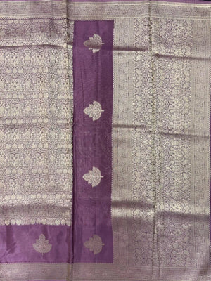 Designer Mashru Silk Saree with Rich Shine & Soft Texture (Silky Banarasi)