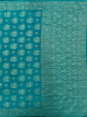 Semi Georgette Saree – Comfortable & Fashionable (Silver Meena)