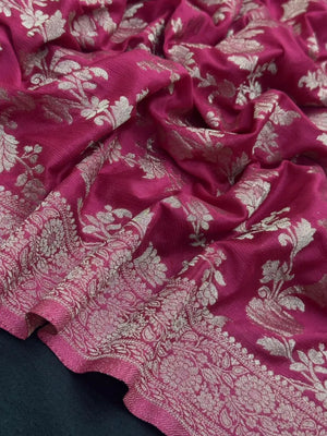 Designer Georgette Saree – A Touch of Modern Grace-Simran Jaal