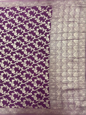 Designer Georgette Saree – A Touch of Modern Grace-Simran Jaal