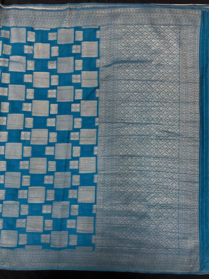 Designer Georgette Saree – A Touch of Modern Grace-Simran Jaal