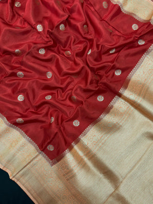 Premium Viscose Silk Saree with Rich Drape (Snowfall)