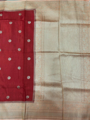 Premium Viscose Silk Saree with Rich Drape (Snowfall)