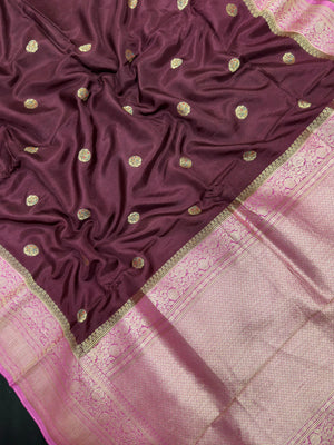 Premium Viscose Silk Saree with Rich Drape (Snowfall)