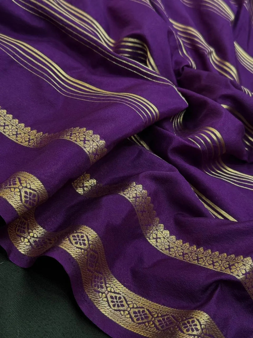 Featherlight Soft Crepe Silk Saree
