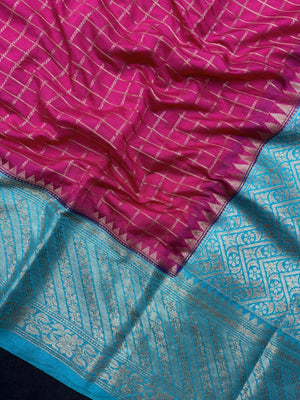 "Elegant Semi Katan Silk Saree with intricate traditional design, showcasing rich fabric texture and vibrant colors, perfect for festive and cultural occasions."