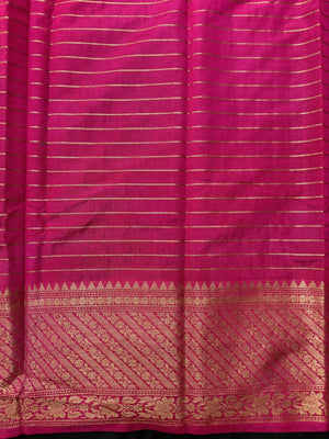 "Elegant Semi Katan Silk Saree with intricate traditional design, showcasing rich fabric texture and vibrant colors, perfect for festive and cultural occasions."
