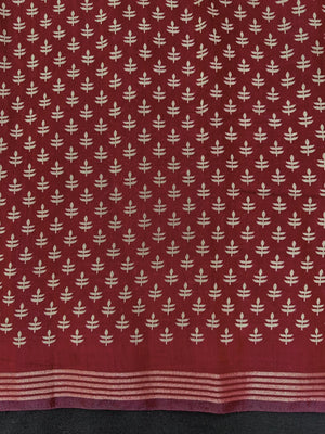 Woman wearing a Soft Tussar Silk Saree with subtle sheen and lightweight drape, perfect for daily wear and festive elegance.