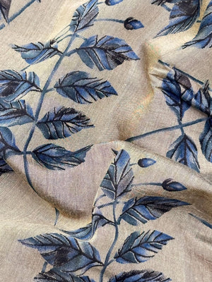 Woman wearing a Soft Tussar Silk Saree with subtle sheen and lightweight drape, perfect for daily wear and festive elegance.