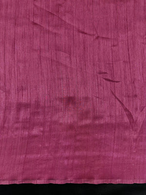 Woman draped in a Soft Tussar Silk Saree with subtle shine and fluid texture, ideal for elegant everyday and festive occasions.